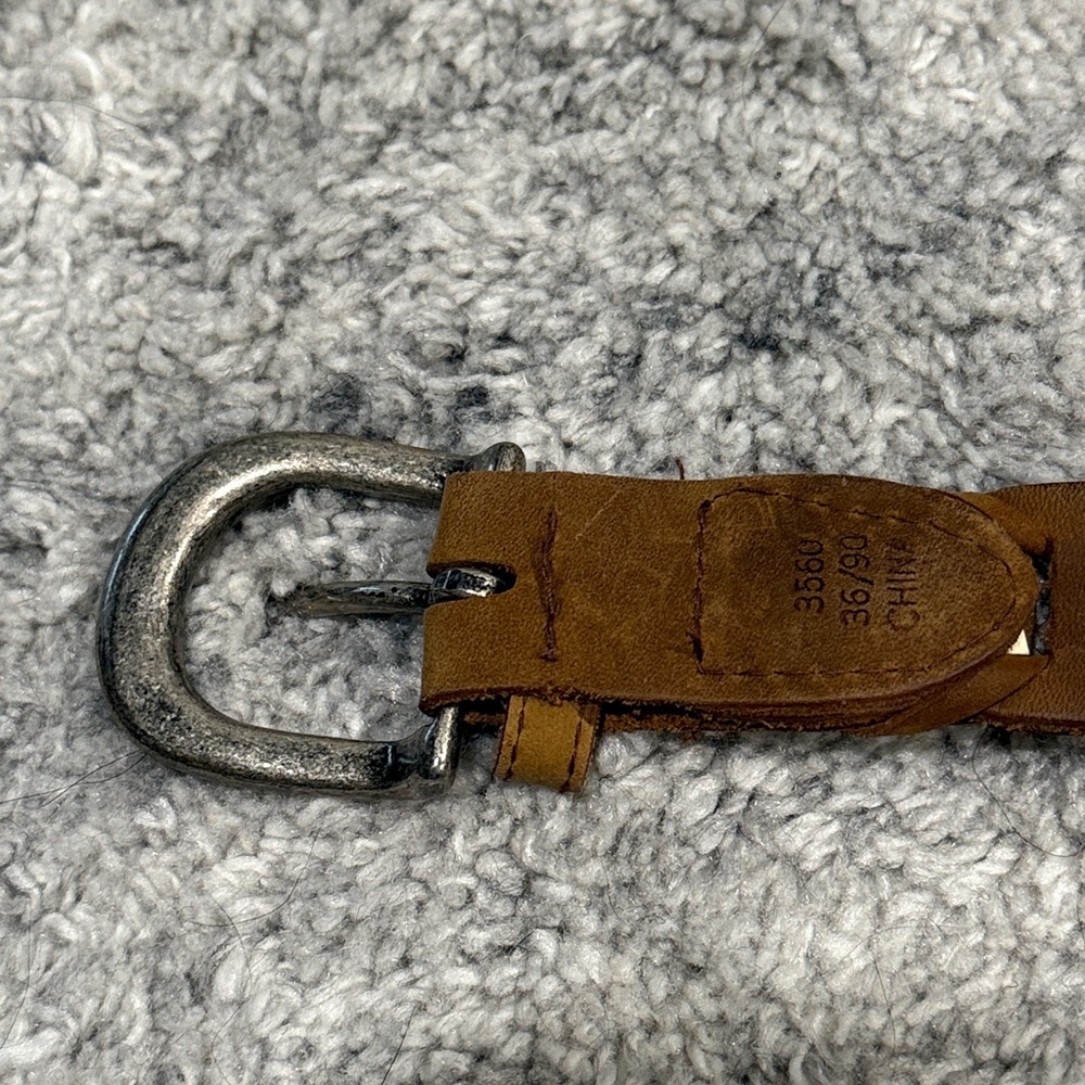 Levi Strauss & Co S.F. CAL VINTAGE Leather Western Belt - Picture 3 of 5